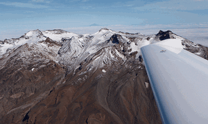 Australian Flying contributor Darren Friend took this while flying a DA40XLS over New Zealand's Mt Ruapehu, with Mt Taranaki in the background.